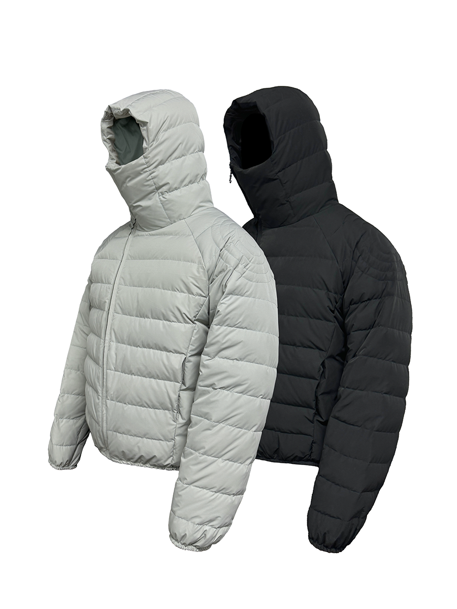 JCAESAR RIBBED DOWN JACKET