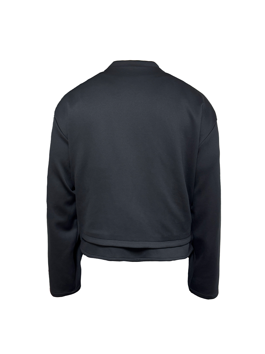 JCAESAR Two Fake Space Cotton Zipper Shirts