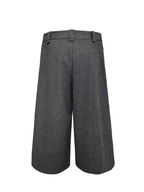 Jcaesar Floral Gray Pleated Seven-Part Pants - jcaesarclo