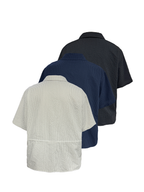 Jcaesar Bubbling Pleat Drawstring Shirt - jcaesarclo