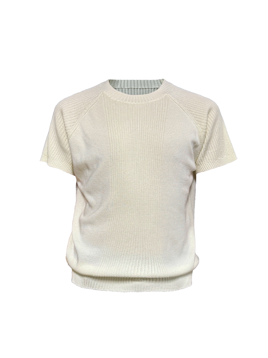 Jcaesar Ribbed Knit Short Sleeve - jcaesarclo