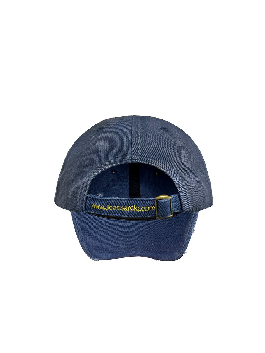 Jcaesar X 00:00 Gasoline Blue Dirty-Dye Cap - jcaesarclo