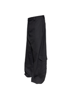 Jcaesar Wool Low-Crotch Cargo Trousers - jcaesarclo