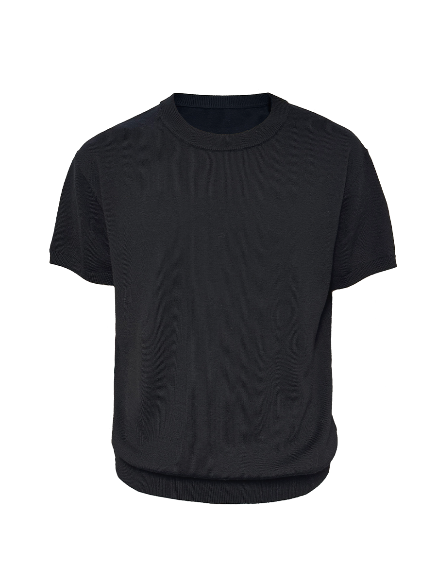 Jcaesar Xin’ao Superfine Merino Wool Short Sleeve Shirt - jcaesarclo