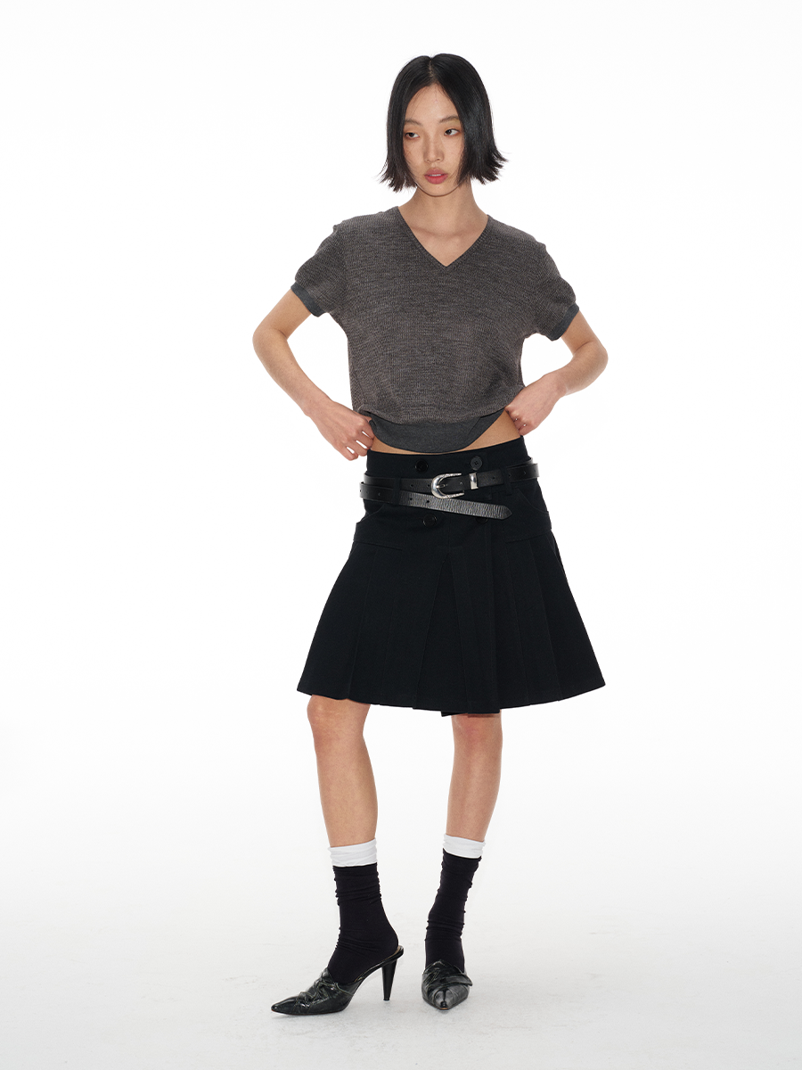 Jcaesar Embossed Extended Cowhide Belt