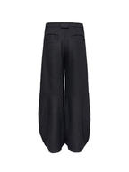 JCAESAR Wide leg pants with knee pads and woolen wool - jcaesarclo