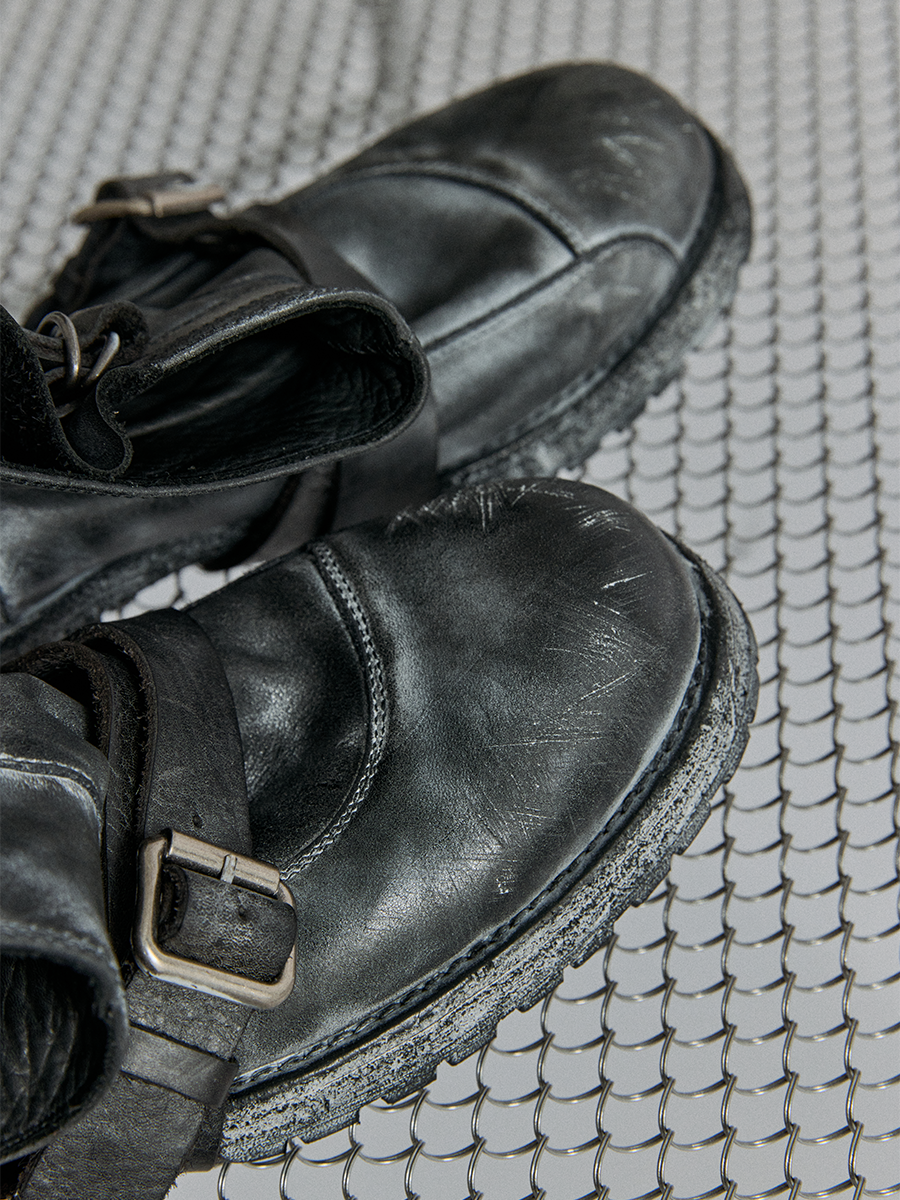 JCAESAR Make Old Frost Binding Engineer Boots - jcaesarclo