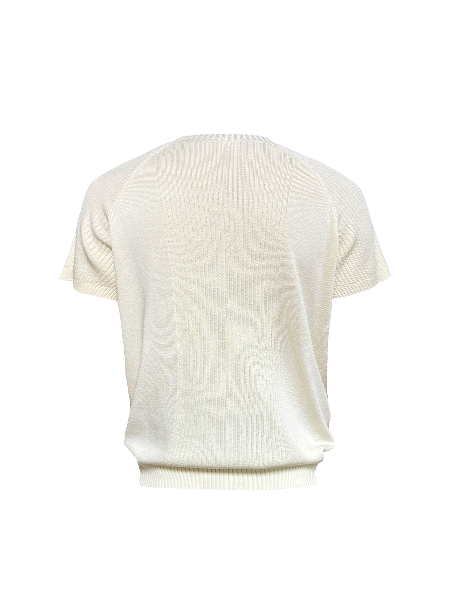 Jcaesar Ribbed Knit Short Sleeve - jcaesarclo