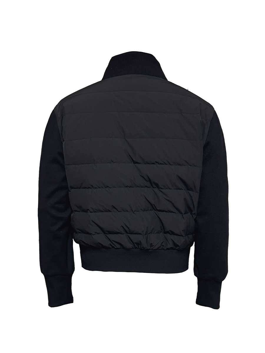 JCAESAR Vertical Thread Collar Rib Down Jacket