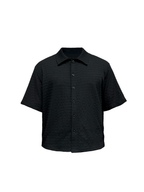 Jcaesar Cut-Out Striped Short-Sleeved Shirt - jcaesarclo