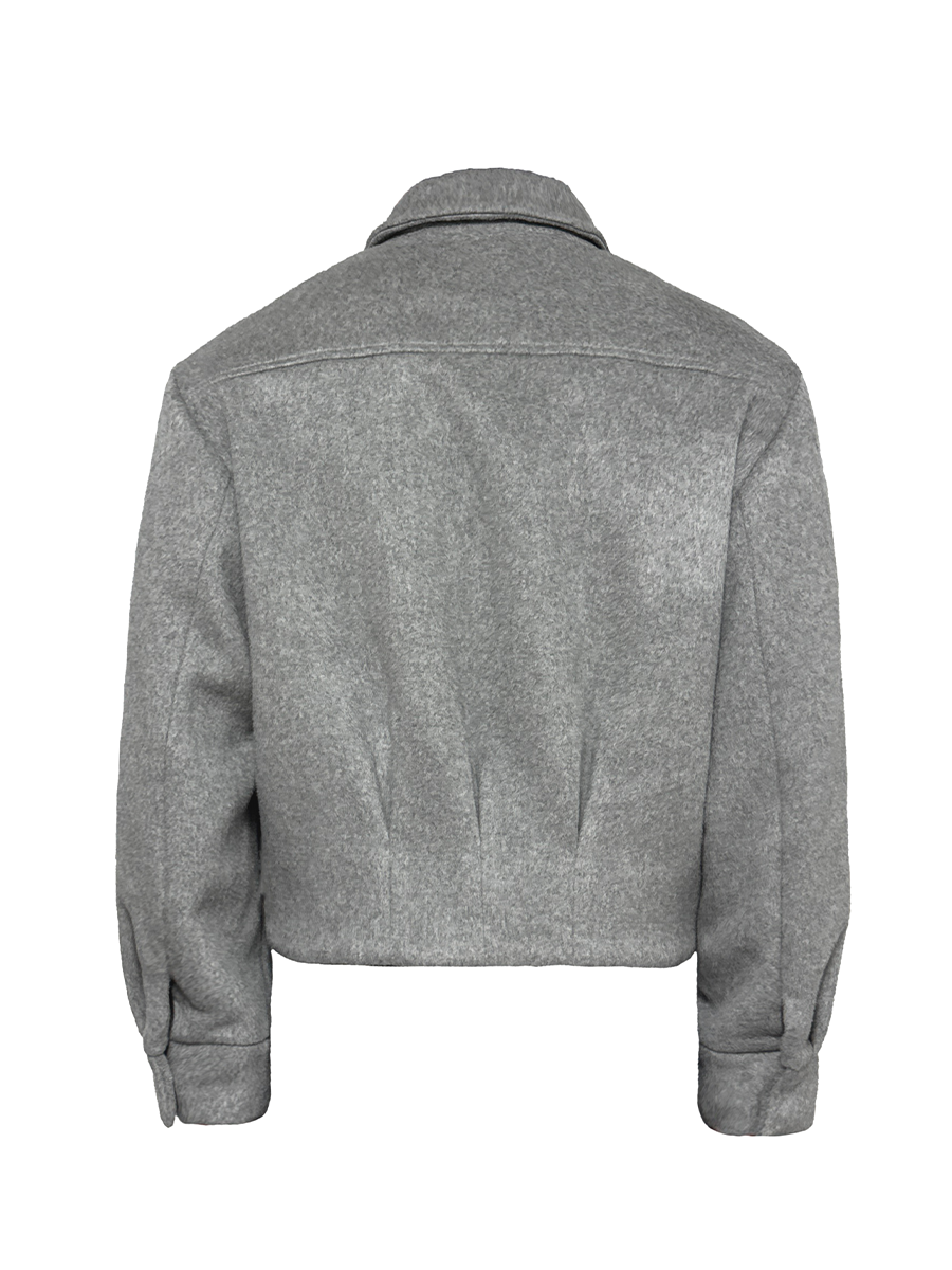 JCAESAR Half-Bagged Wool Jacket - jcaesarclo