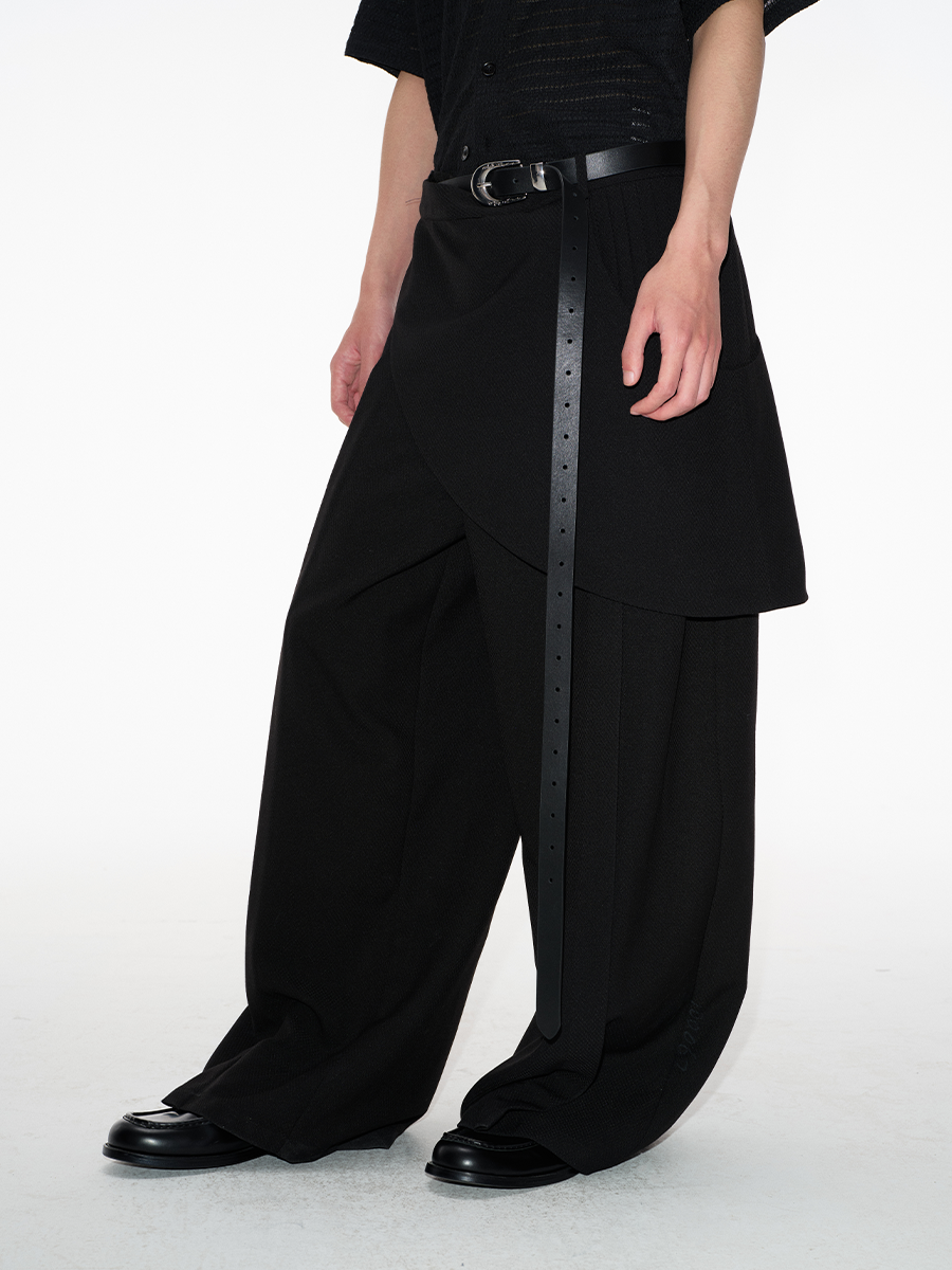 Jcaesar Embossed Extended Cowhide Belt - jcaesarclo