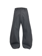 JCAESAR FLARED LEAF-SHAPED TROUSERS