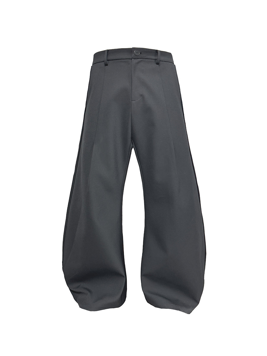 JCAESAR FLARED LEAF-SHAPED TROUSERS