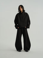 JCAESAR FLARED LEAF-SHAPED TROUSERS