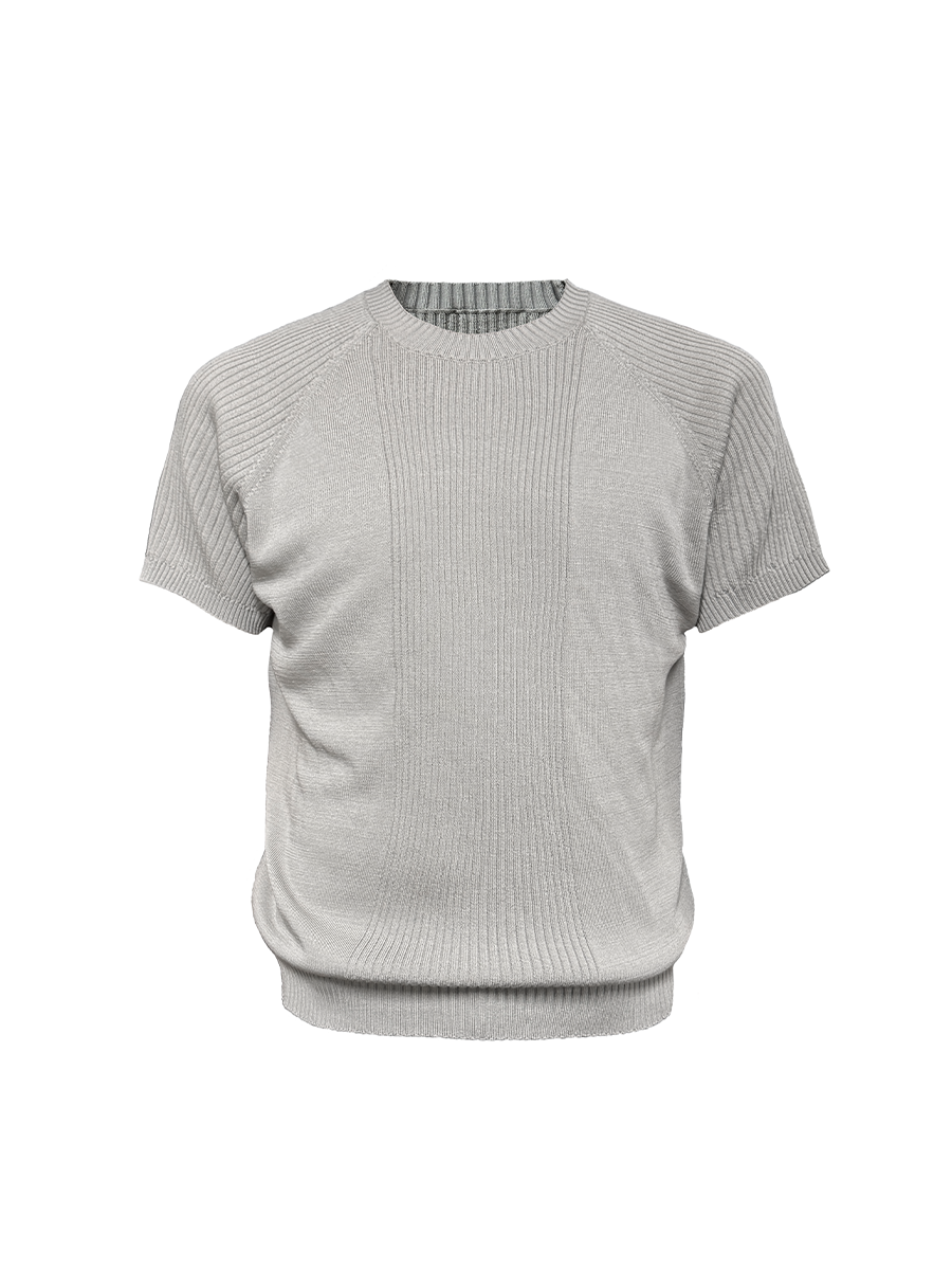 Jcaesar Ribbed Knit Short Sleeve - jcaesarclo