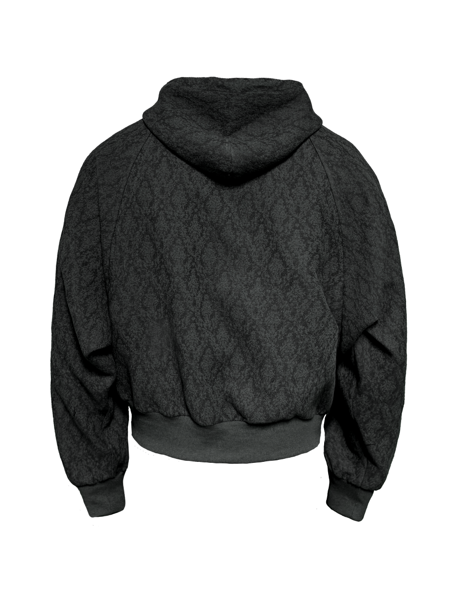 Jcaesar Dead Tree Jacquard Zipper Hoodie - jcaesarclo