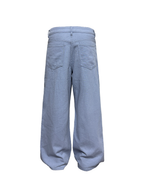 JCAESAR Pleated Washed Matte Jeans - jcaesarclo