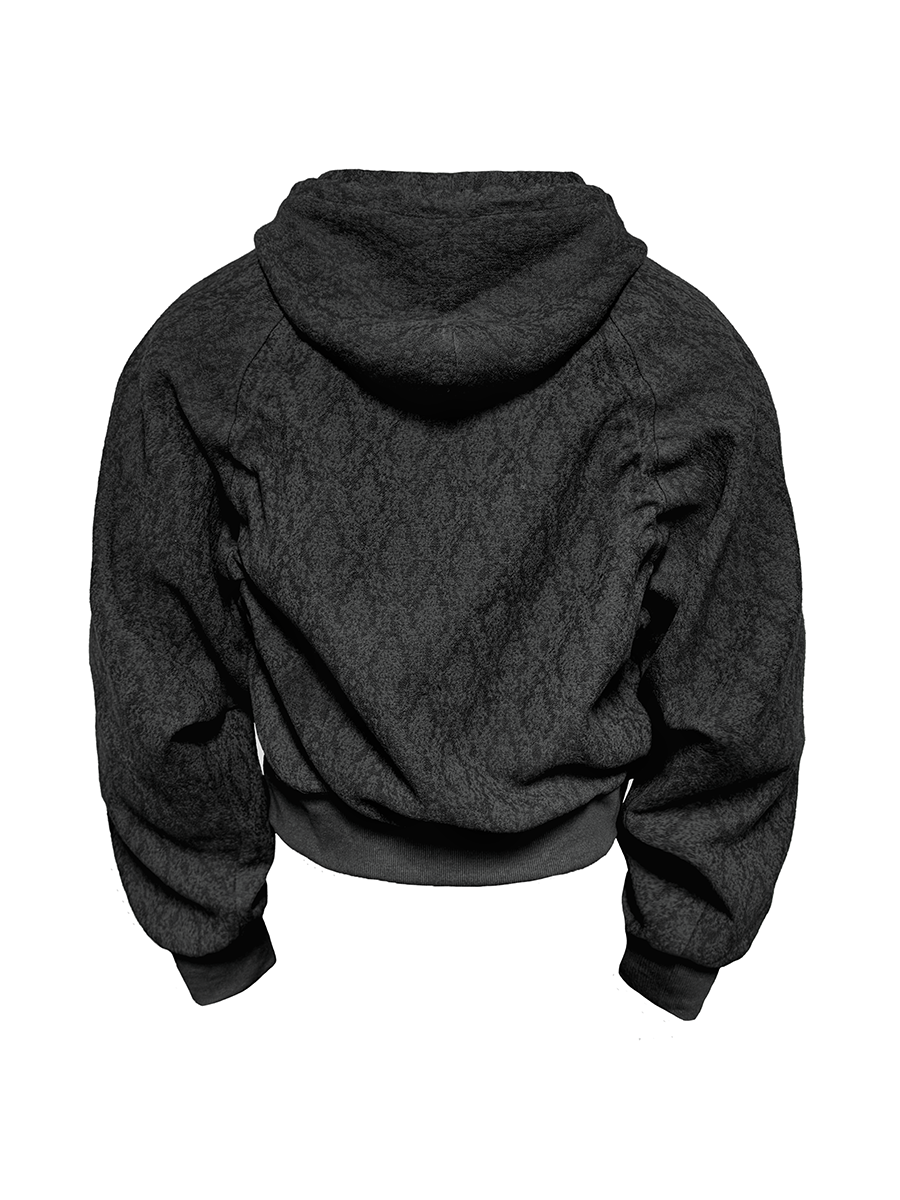 Jcaesar Dead Tree Jacquard Zipper Hoodie - jcaesarclo