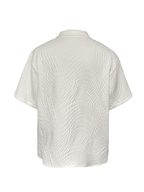 Jcaesar Seagull Collar Leaf Pattern Shirt - jcaesarclo