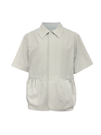 Jcaesar Bubbling Pleat Drawstring Shirt - jcaesarclo