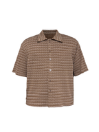 Jcaesar Striped Knitted Short-Sleeve Shirt - jcaesarclo