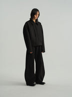 JCAESAR FLARED LEAF-SHAPED TROUSERS