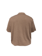 Jcaesar Striped Knitted Short-Sleeve Shirt - jcaesarclo
