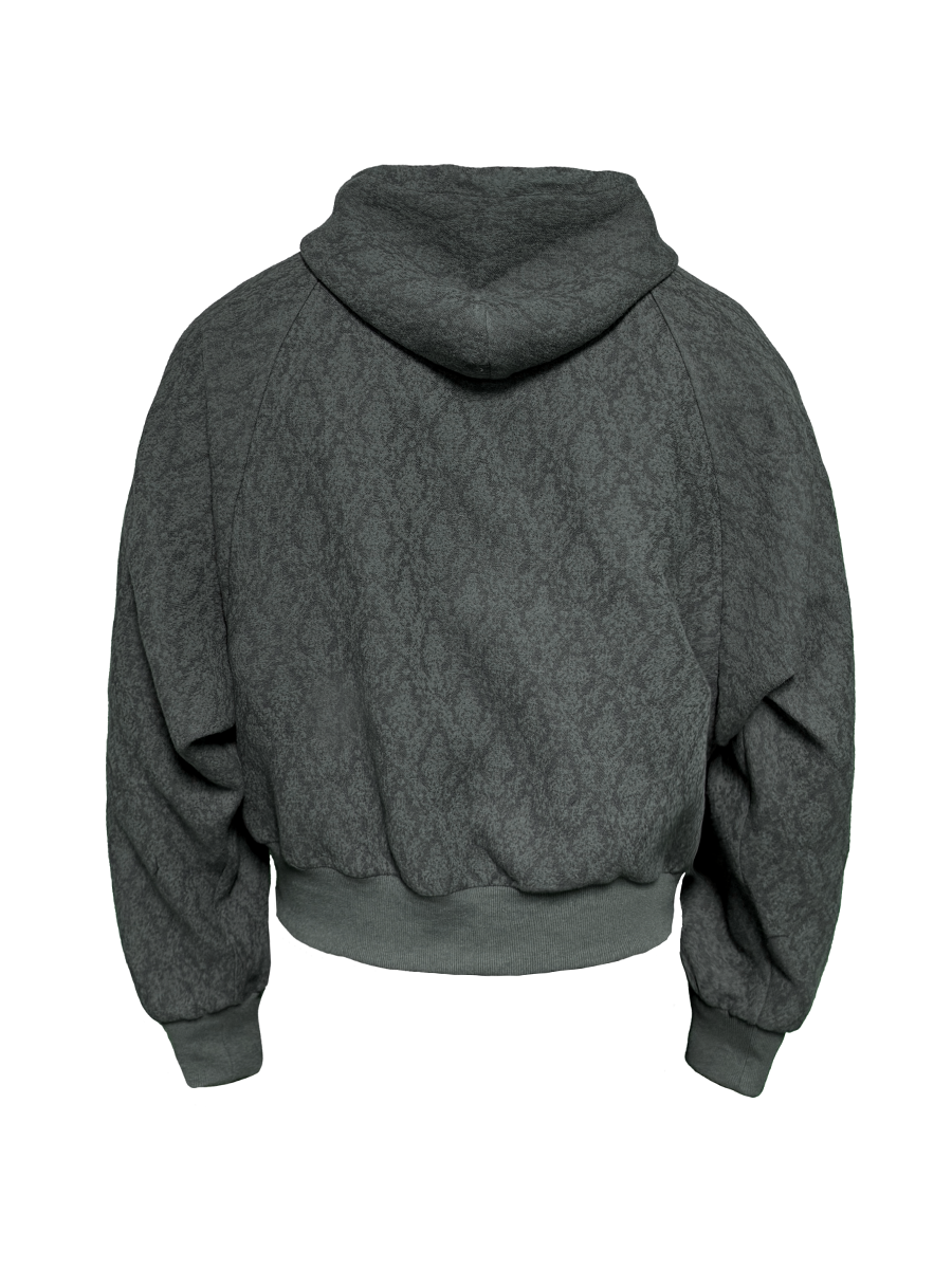 Jcaesar Dead Tree Jacquard Zipper Hoodie - jcaesarclo