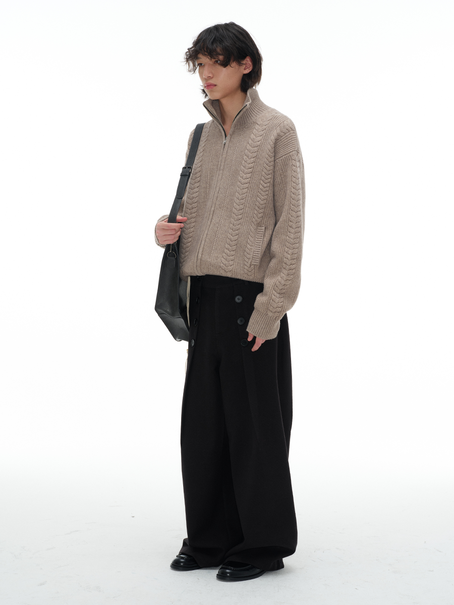JCAESAR BUTTON PANTS - jcaesarclo