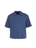 Jcaesar Striped Knitted Short-Sleeve Shirt - jcaesarclo