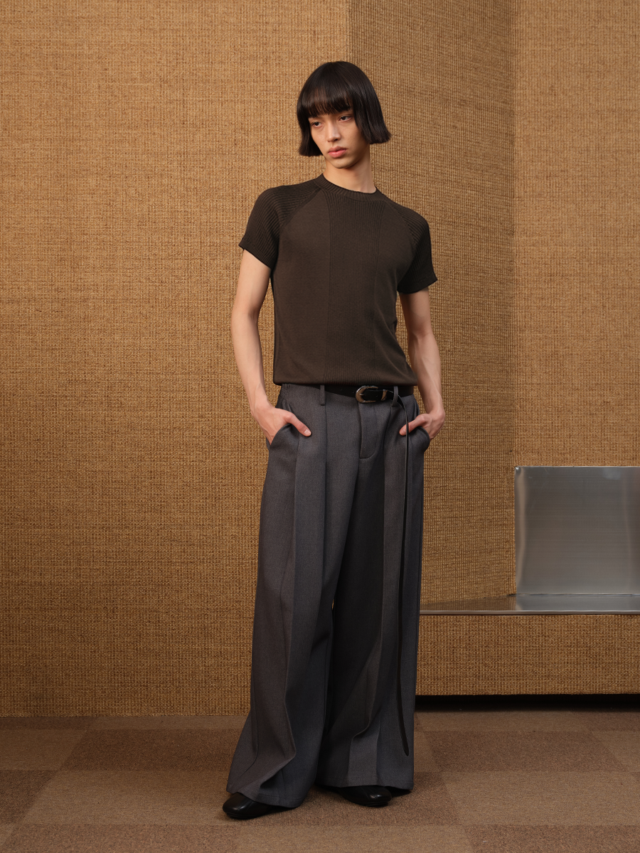Jcaesar Ribbed Knit Short Sleeve - jcaesarclo