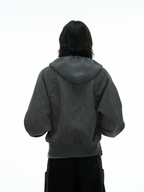 Jcaesar Dead Tree Jacquard Zipper Hoodie - jcaesarclo
