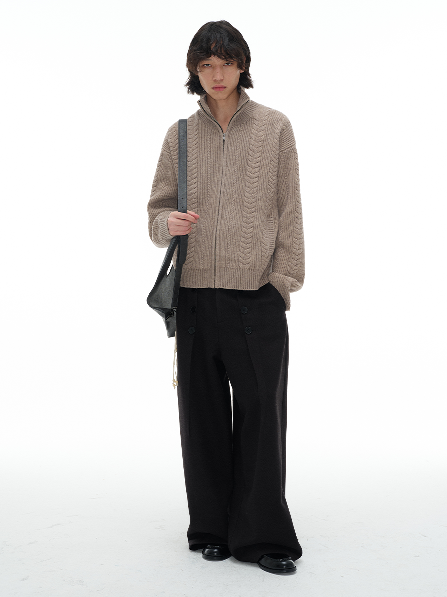 JCAESAR BUTTON PANTS - jcaesarclo
