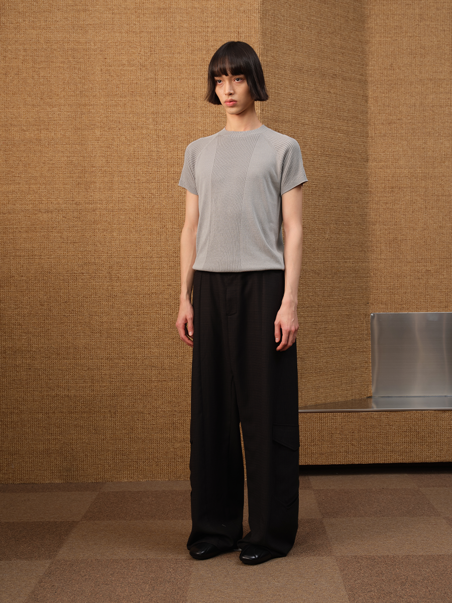 Jcaesar Ribbed Knit Short Sleeve - jcaesarclo