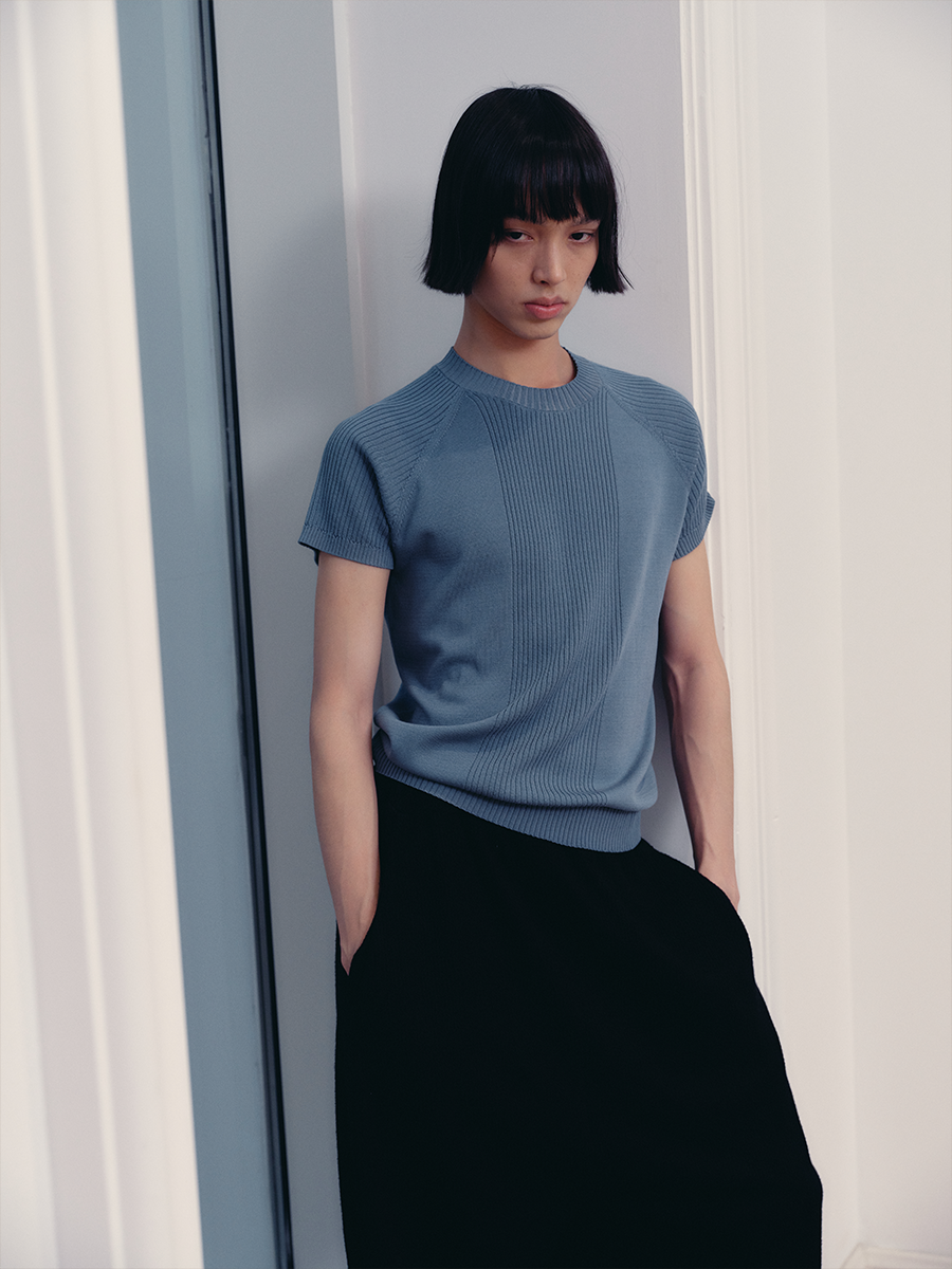 Jcaesar Ribbed Knit Short Sleeve - jcaesarclo