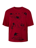 JCAEASAR Playful dog-print tee