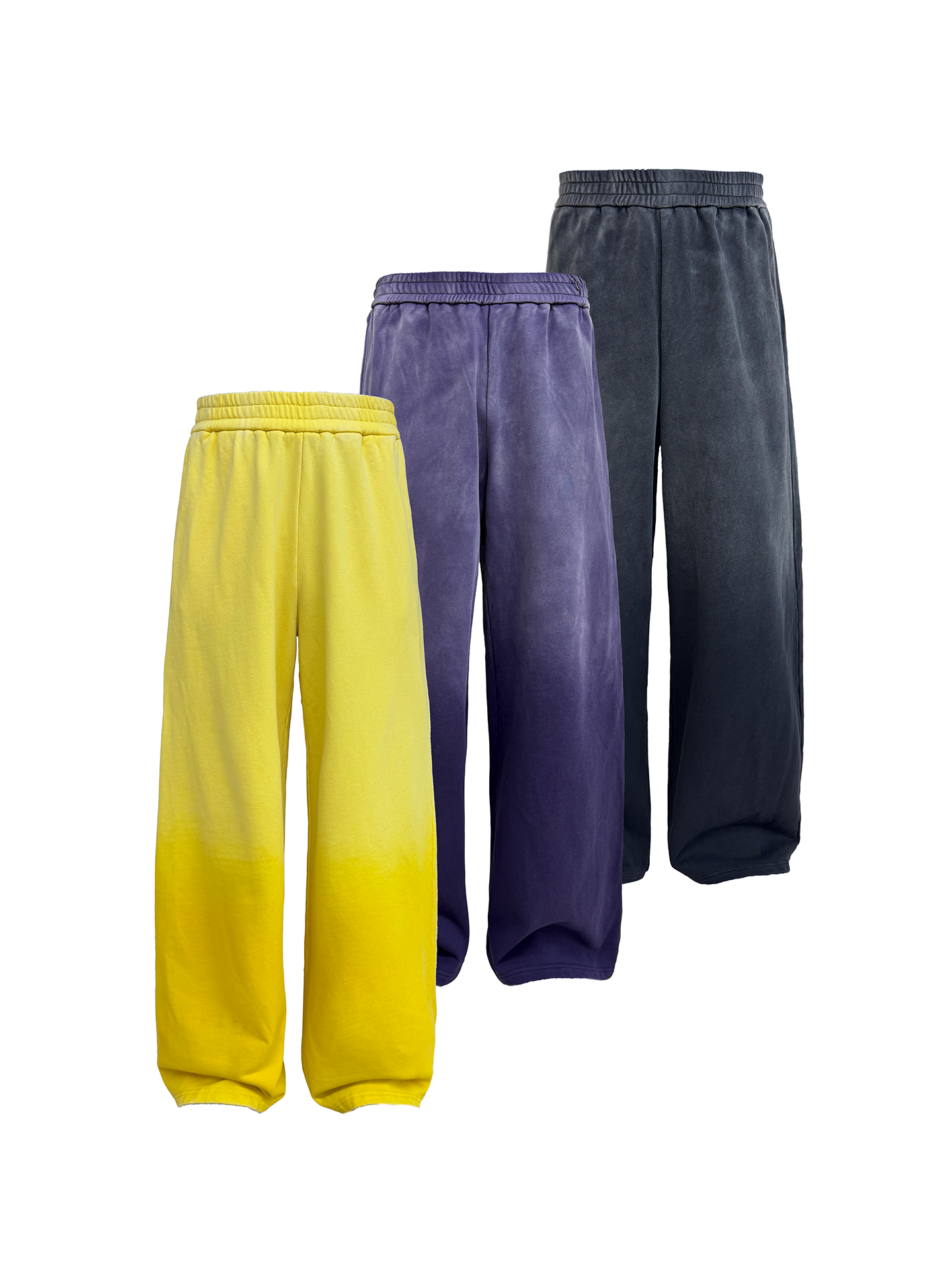 JCAEASAR Sun-faded washed trousers
