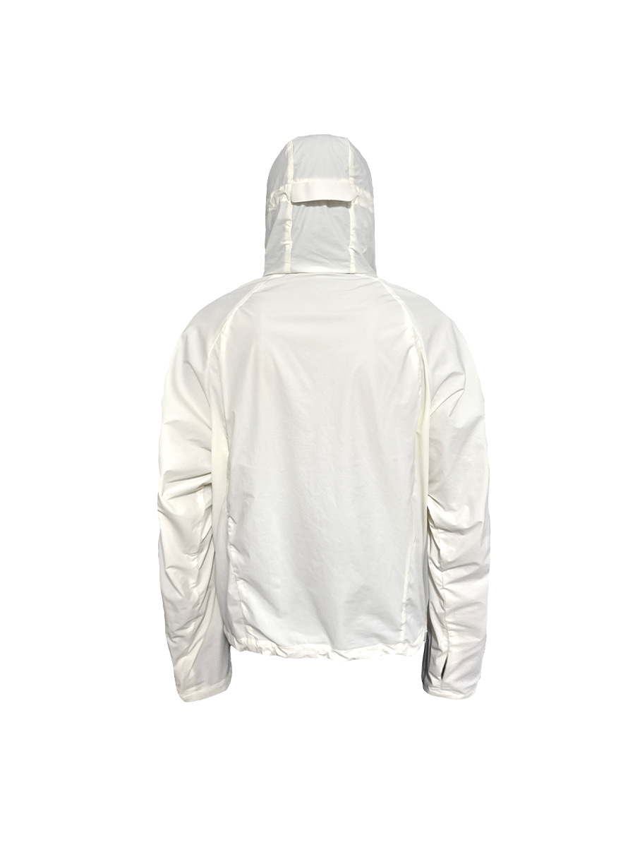 Jcaesar Slanted Zipper Sun-Protective Jacket with Face Screen - jcaesarclo