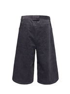 Jcaesar High-GSM Pure Cotton Stripe Corduroy Fabric Capri Pants - jcaesarclo