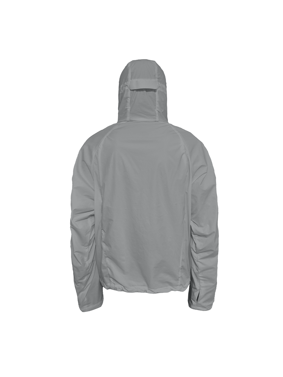 Jcaesar Slanted Zipper Sun-Protective Jacket with Face Screen - jcaesarclo