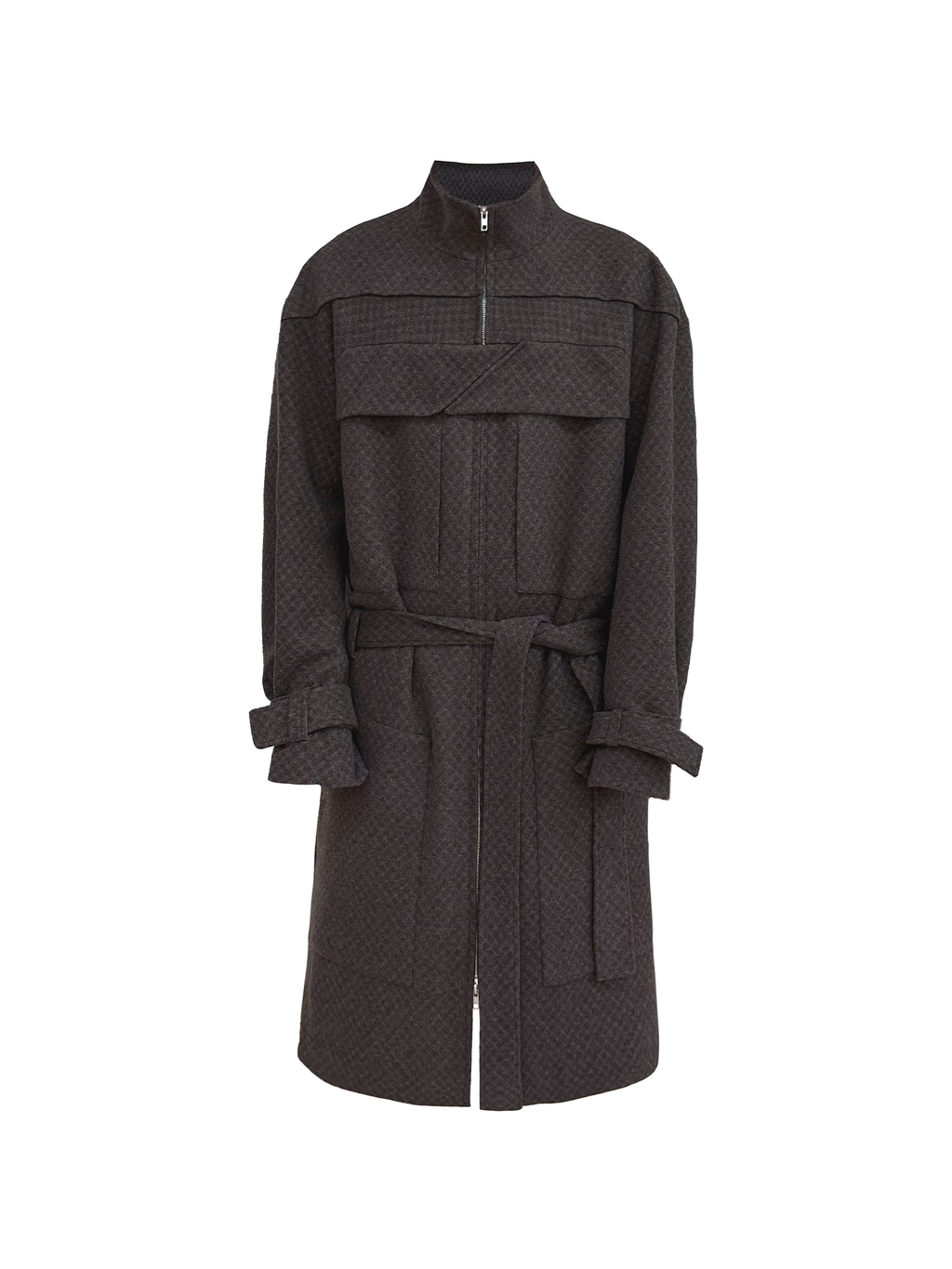 JCAESAR Eccentric Wool Overcoat