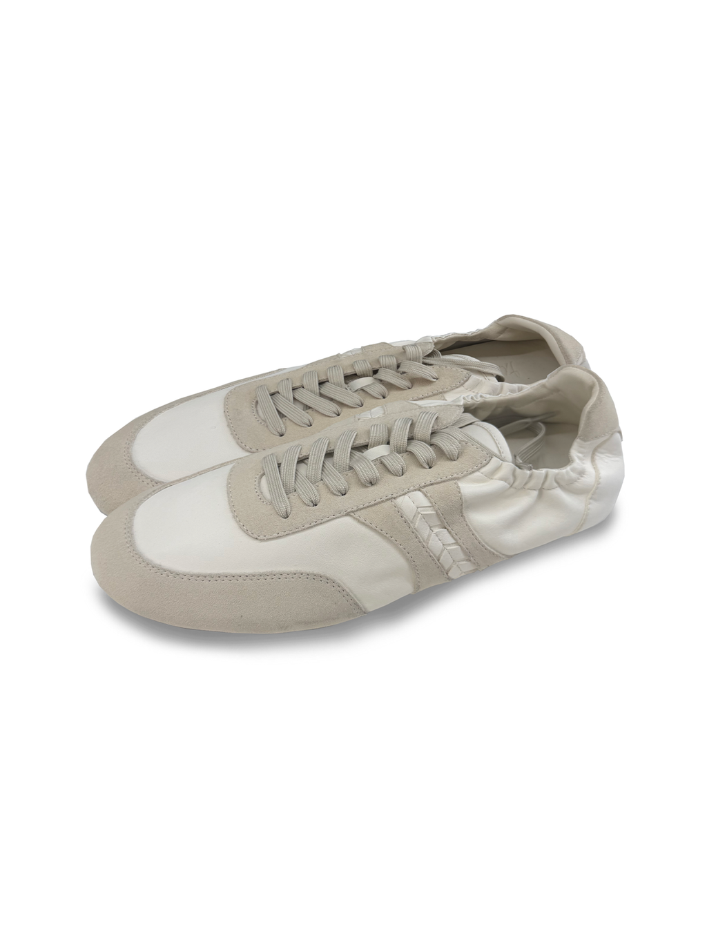 JCAESAR Wheat‑pattern low‑profile German trainer sneakers
