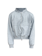 JCAESAR Power metallic‑thread hooded sweatshirt