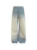 JCAESAR Washed corduroy pants with distressed finish in smog grey