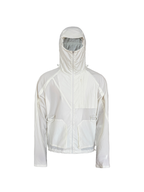 JCAESAR Hooded Sun‑Protection Jacket with Square Patch Pockets