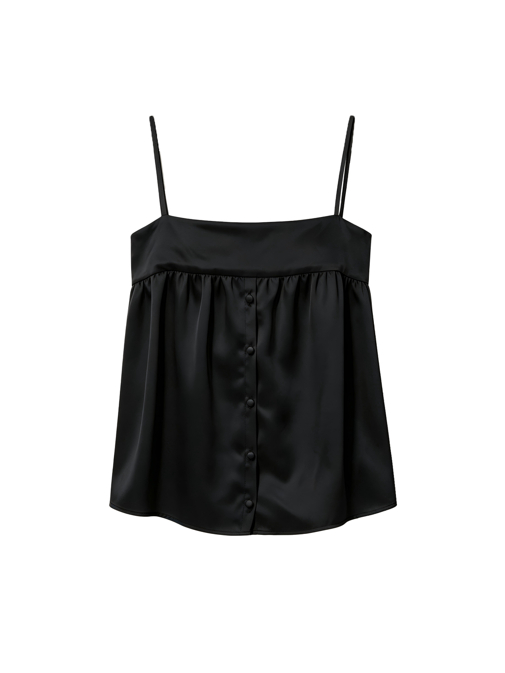 JCAESAR WOMEN Willow‑drape half‑placket cami
