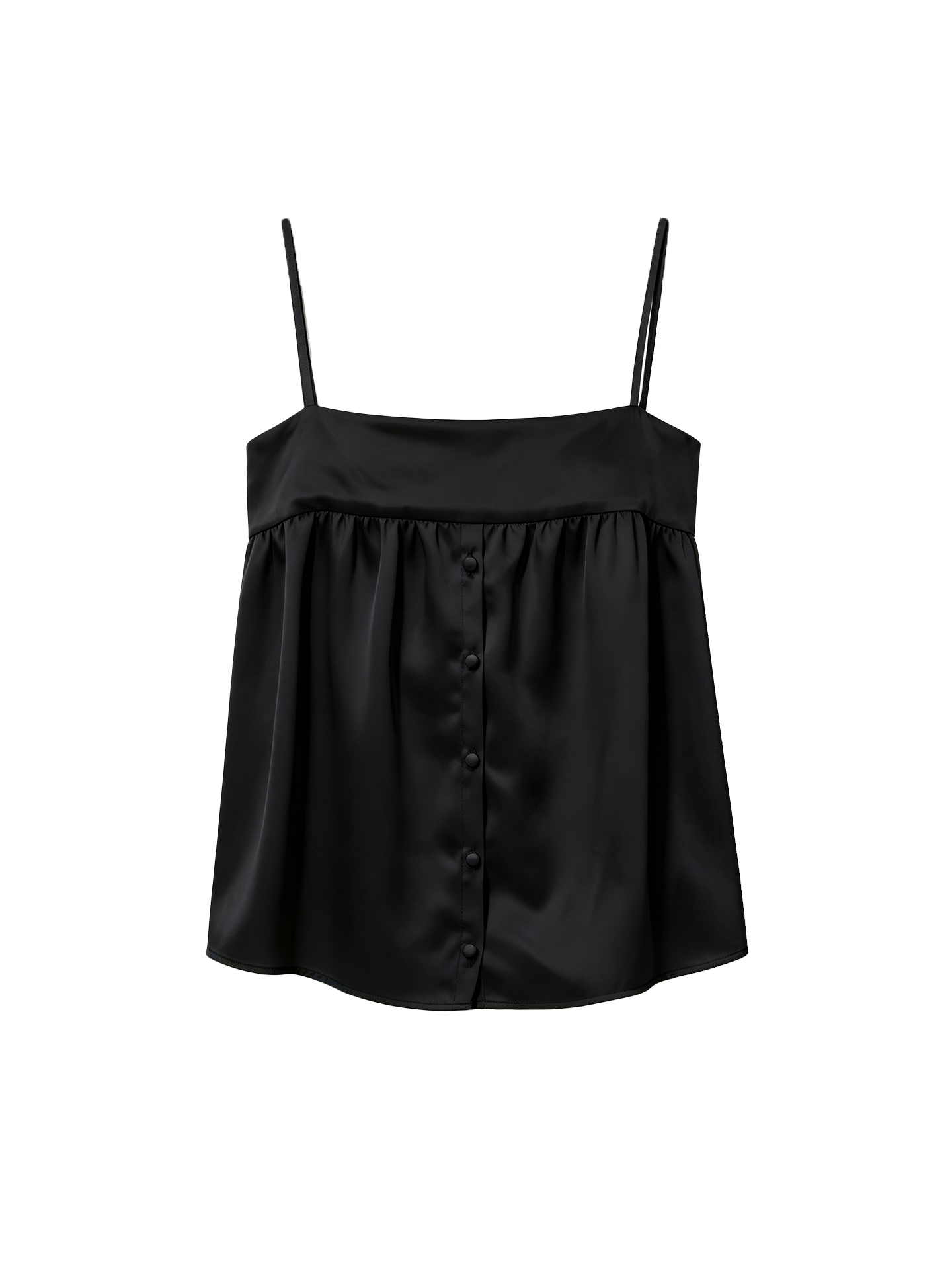 JCAESAR WOMEN Willow‑drape half‑placket cami