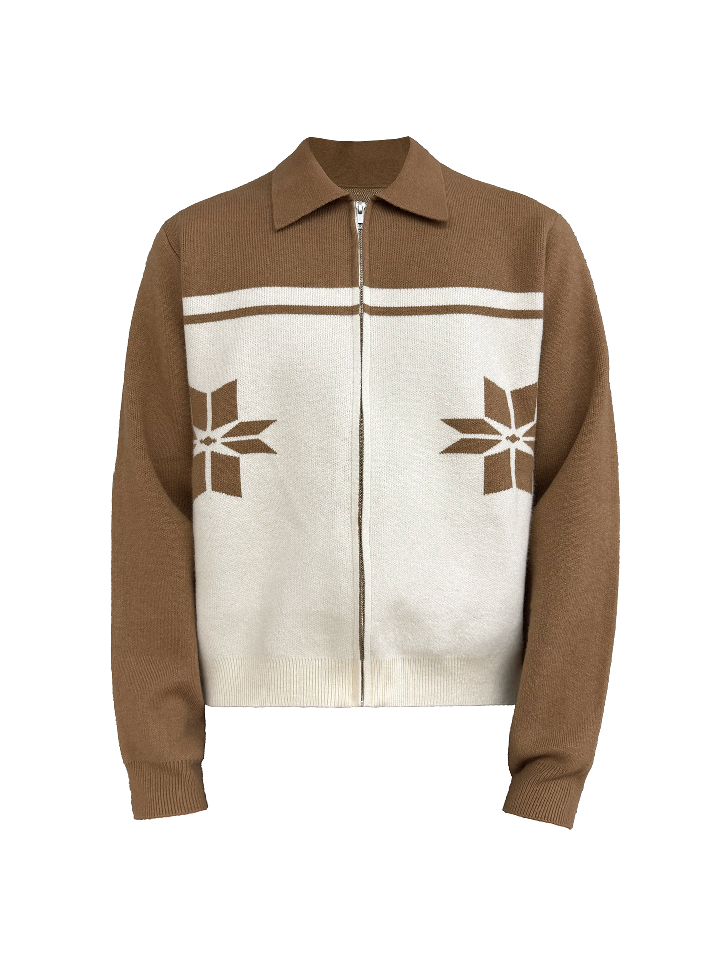 JCAESAR Snowflake knit sweater