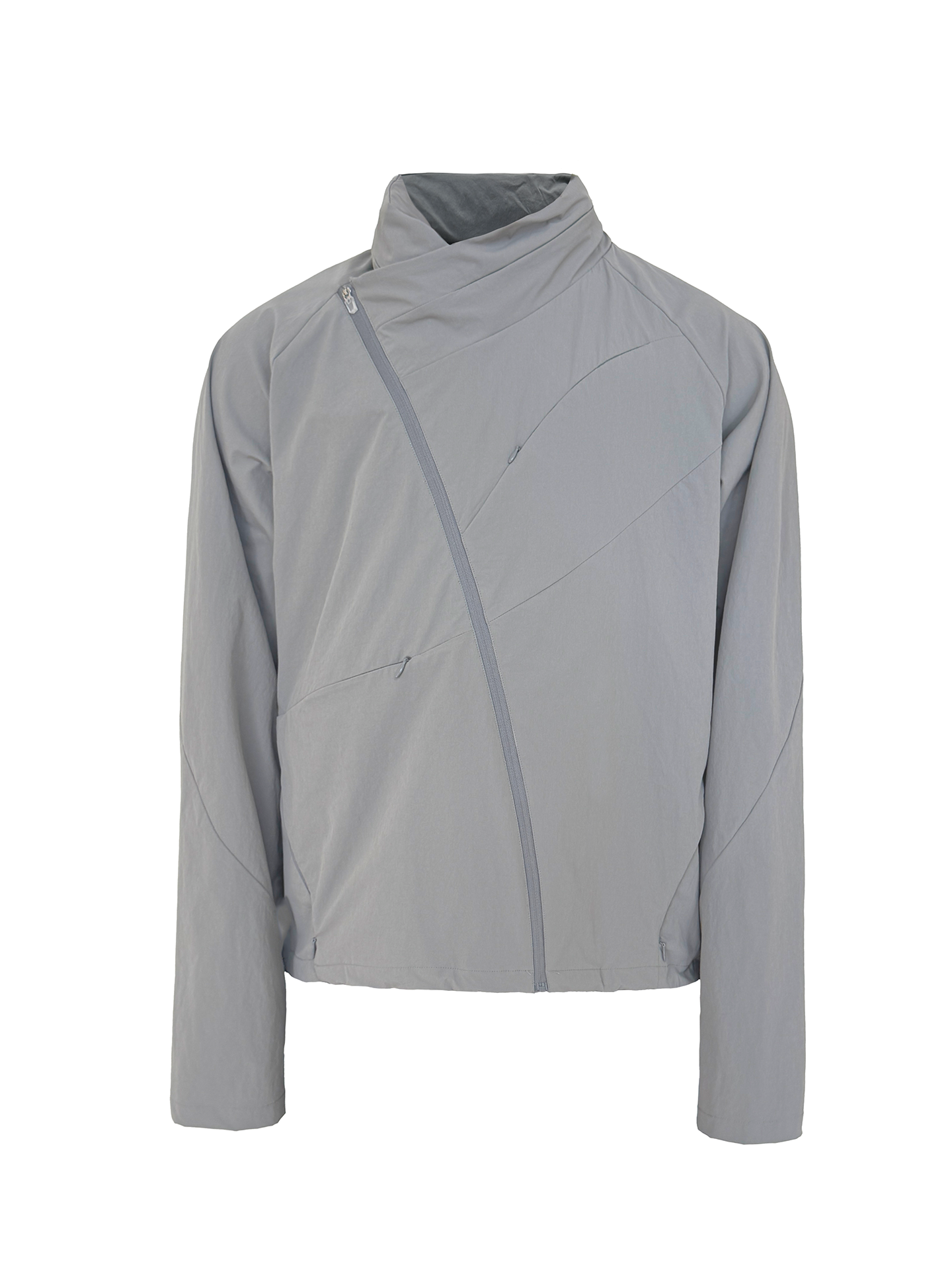 JCAEASAR Cross-neck packable hooded sun-protection jacket